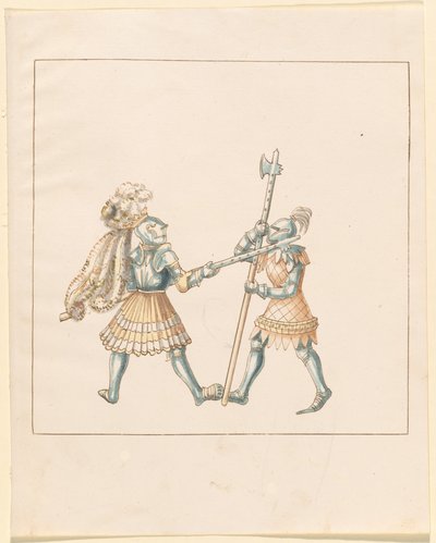 Freydal, The Book of Jousts and Tournament of Emperor Maxmilian I: Combats...Plate 144, c515. od Unbekannt