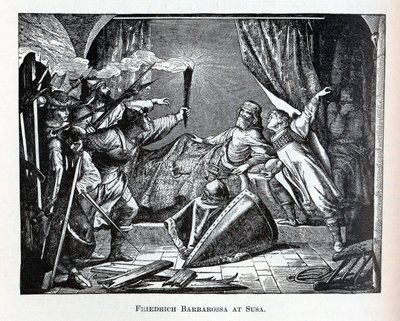 Friedrich Barbarossa v Susa, 1882 od Unbekannt