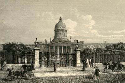 Čelní pohled na Betlémskou nemocnici, c1876. od Unbekannt