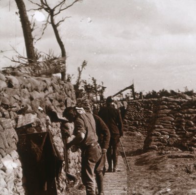 Přední linie, Diksmuide, Belgie, c1914-c1918 od Unbekannt