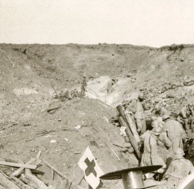 Přední linie, Sailly-Saillisel, severní Francie, c1914-c1918 od Unbekannt