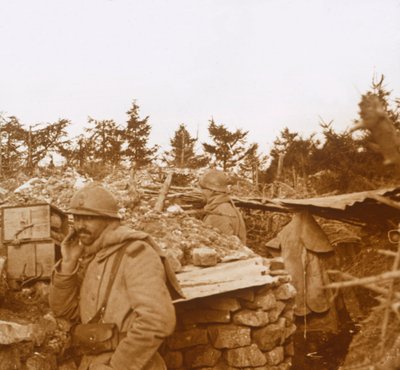 Frontová linie, Verdun, severní Francie, 1916 od Unbekannt