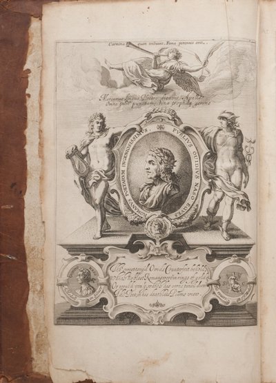 Frontispis s portrétem Ovidia, Metamorphoses, Oxford, 1632 od Unbekannt