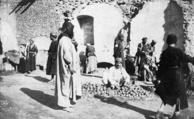 Ovocný trh, Bagdád, Irák, 1917-1919 od Unbekannt