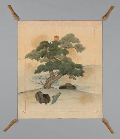 Fukusa Gift Kover, Japonsko, Air rly Období Meidži 1868-1912, 186883. od Unbekannt