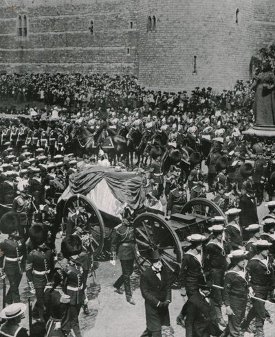 Smuteční průvod krále Edwarda VII., Windsor, 20. května 1910. od Unbekannt