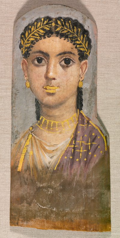 Pohřební portrét mladé dívky, c. AD 25-37. od Unbekannt