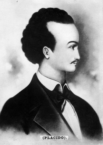Gabriel de la Concepción Valdés [Plácido], 1809-1844, kubánský básník od Unbekannt