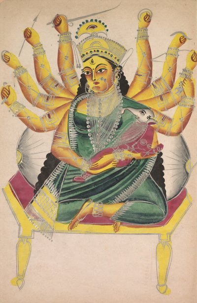 Ganesha-Janani Matka Ganesh, 1800s. od Unbekannt