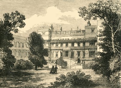 Garden Front of Northumberland House, 1881. od Unbekannt