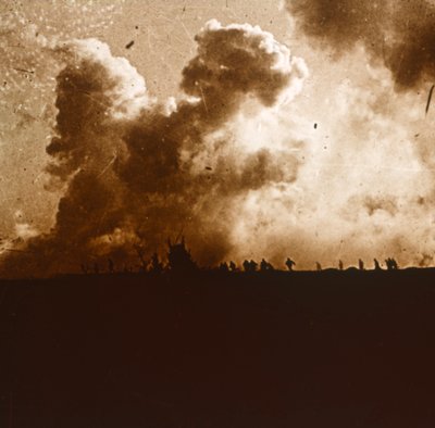 Plynový útok, Verdun, severní Francie, c1914-c1918 od Unbekannt