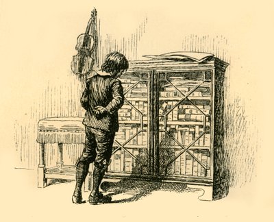 Dívat se na jeho kryty skrz mřížová dvířka skříně, 1907. od Unbekannt