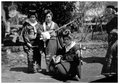 Gejša dívky, Japonsko, začátek 20. století od Unbekannt