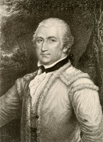 Generál Daniel Morgan v jelenicovém kabátě z Virginie rangers, c1780, 1937. od Unbekannt