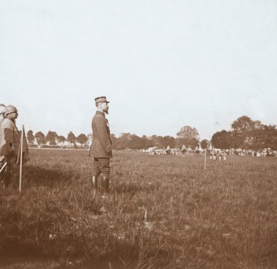 Generál Henri Gouraud, Chalons, Marne, severní Francie, c1914-c1918. od Unbekannt