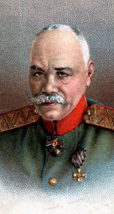 Generál Michail Vasilevič Alexejev 1857-1918, ruský voják, 1917 od Unbekannt