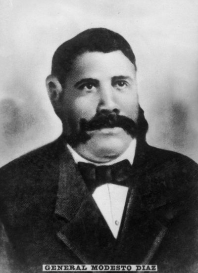Generál Modesto Diaz 1826-1892, generálmajor Kubánské osvobozenecké armády, c1910 od Unbekannt