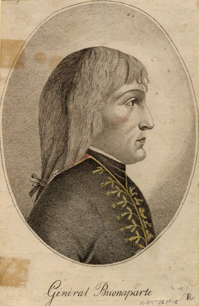 Generál Napoleon Bonaparte, 1796 od Unbekannt