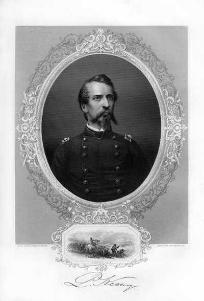 Generál Philip Kearny, důstojník americké armády, 1862-1867 od Unbekannt