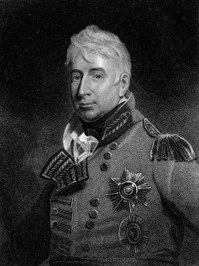 Generál Sir Eyre Coote 1762-1823, britský voják, 1837 od Unbekannt