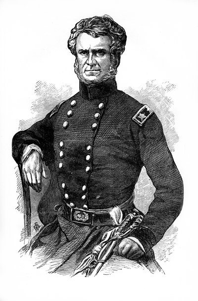 Generál William Worth , americký voják, 1872 od Unbekannt
