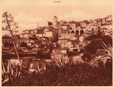 Celkový pohled na Grasse, 1930. od Unbekannt