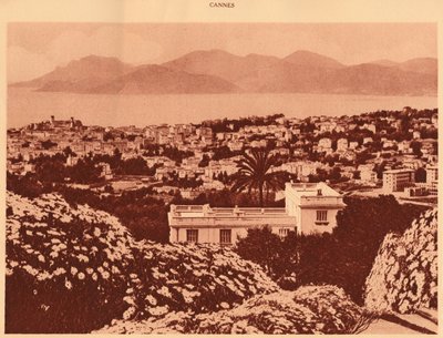 Celkový pohled z Pezou, Cannes, 1930. od Unbekannt