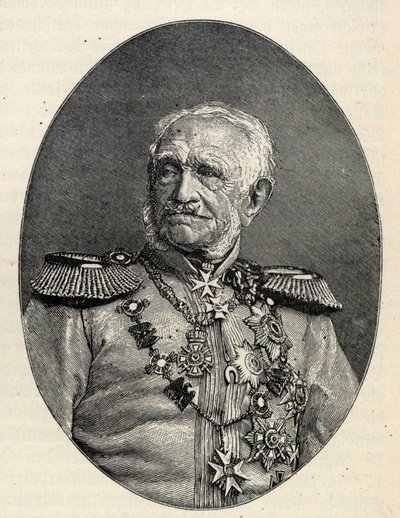 Polní maršál Friedrich Graf von Wrangel 1784-1877. od Unbekannt