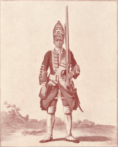 Gentleman, 7th Royal Fusiliers 1742, 1742 1909 od Unbekannt