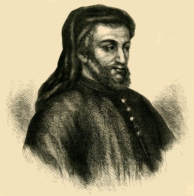 Geoffrey Chaucer, c1878. od Unbekannt