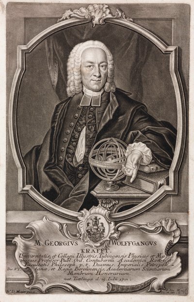 Georg Wolfgang Krafft , německý matematik od Unbekannt