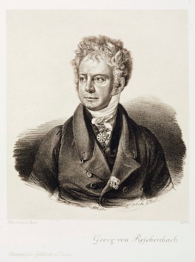 Georg von Reichenbach, německý inženýr a výrobce nástrojů, c 1820 od Unbekannt