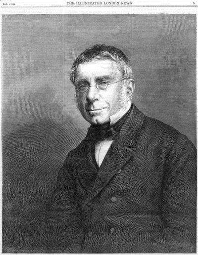 George Biddell Airy , anglický astronom a geofyzik, 1868 od Unbekannt