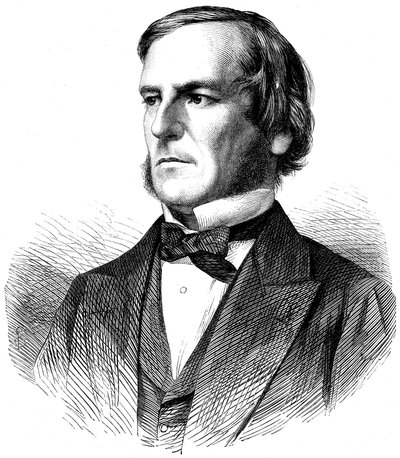 George Boole , anglický matematik a logik, 1865 od Unbekannt