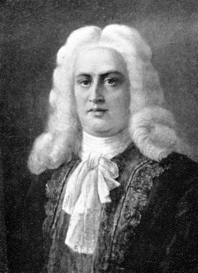 George Frideric Händel, 1685-1759, německý barokní skladatel, 1909 od Unbekannt