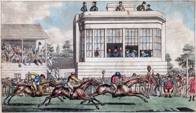 George IV a vévoda z Yorku, The Royal Stand, Ascot, počátek 19. století od Unbekannt