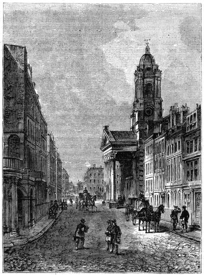 George Street, Hanover Square, Londýn, 1800 1891 od Unbekannt