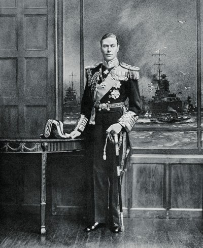 George VI, admirál flotily v Royal Navy, 1936 od Unbekannt