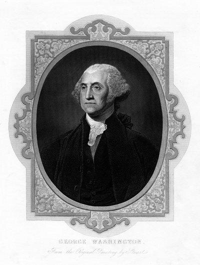 George Washington, první prezident Spojených států, 19. století od Unbekannt