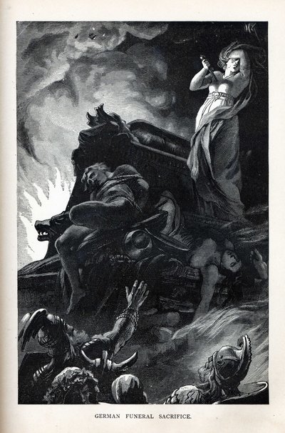 Německá pohřební oběť, 1882 od Unbekannt