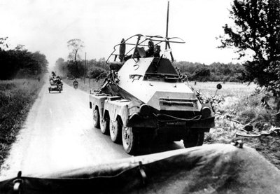 Německý obrněný vůz během postupu na Paříž, květen-červen 1940 od Unbekannt