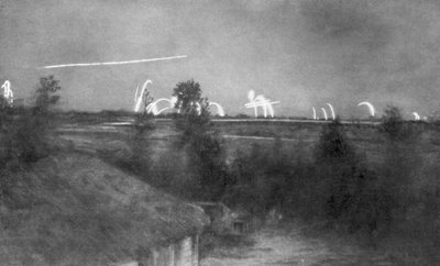 Německé dělostřelectvo, fronta Champagne, Francie, první světová válka, 1915 1929 od Unbekannt