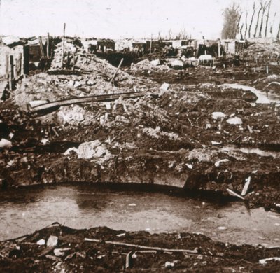Německý úkryt, Noordschote, Flandry, Belgie, c1914-c1918 od Unbekannt