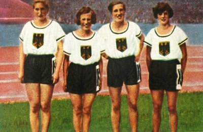 Německá štafeta žen na 4x100 m, 1928. od Unbekannt
