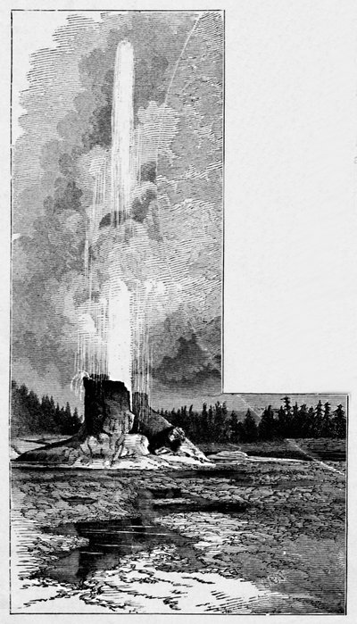 Obří gejzír, 1883 od Unbekannt
