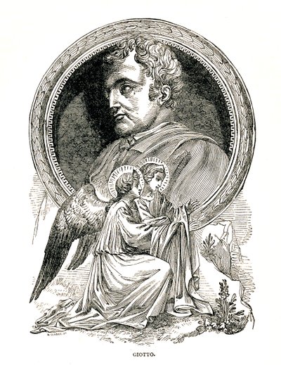 Giotto di Bondone , italský malíř a architekt, 1893 od Unbekannt