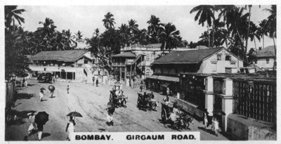 Girgaum Road, Bombay, Indie, c1925 od Unbekannt