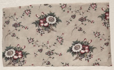 Glazovaný fragment Chintz, c. 1830. od Unbekannt