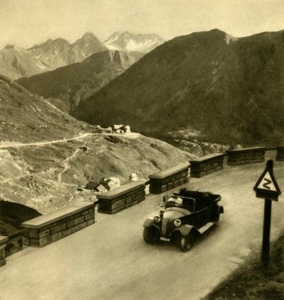 Glocknerhaus na Grossglocknerské vysokohorské silnici, Rakousko, c1935. od Unbekannt