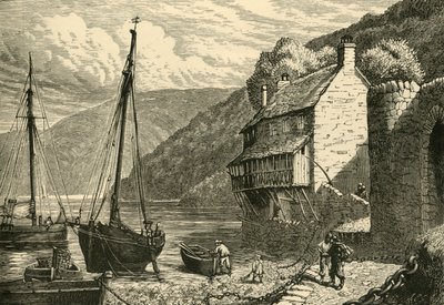Glovelly Harbour, 1898. od Unbekannt